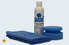 Speziell zum Polieren und Reinigen von Kunststoffflächen hat Cleanofant ein Acryl-Politur-Set auf den Markt gebracht. (Foto: Werk)