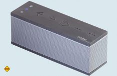 Drahtloser Musikgenuss und Freisprecher für unterwegs – auvisio Bluetooth-Soundbox mit frischem Klang und satten Bässen. (Foto Werk)