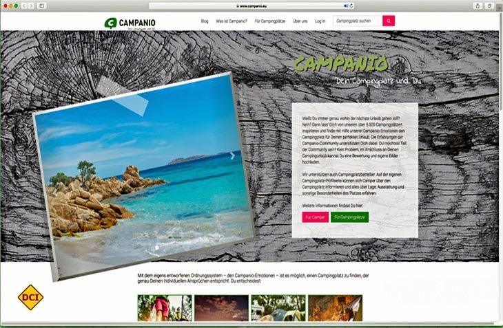Campanio, die Online-Buchungs- und Info-Plattform für Camper hat ihre Webseite neu gestaltet. (Foto: Campanio)