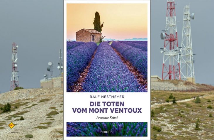 Der friedliche Eindruck blühender Lavendelfelder trügt – nur wenige Kilometer weiter stoßen Hobby-Radfahrer am Mont Ventoux auf ein fürchterliches Verbrechen. (Foto Verlag / det / D.C.I.)