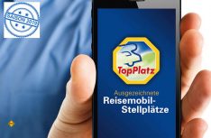 Infos zu TopPlatz Reisemobil-Stellplätze einfach und schnell per Smartphone oder Tablet: Die neue TopPlatz-App macht´s möglich. (Foto: TopPlatz)