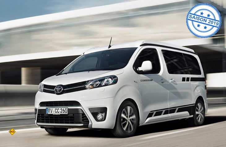 Neue Marke für kompakte Camper Vans bei der Erwin Hymer Group: Der Crosscamp auf Basis des Toyota Proace Verso. (Foto: Werk)
