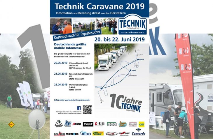 Stattliches Jubiläum: Die Technik-Caravane 2019 besucht zur zehnjährigen Jubiläums-Tour drei Stationen an der Mosel. (Foto: Technik-Caravane)