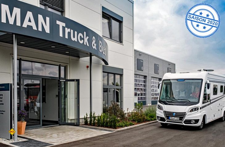 MAN erweitert Geschäftsfeld: Die MAN Truck & Bus Deutschland GmbH und die Knaus Tabbert GmbH treffen eine Servicevereinbarung über Leistungen an Fahrgestellen und Aufbauten von Wohnmobilen der Marken Knaus und Weisnberg. (Foto: Knaus/MAN)