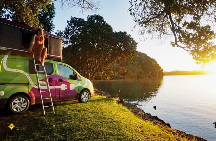 Grüner Trip: Beim Vermietportal CamperDays können jetzt in Neuseeland e-Wohnmobile gebucht werden. (Foto: CamperDays)