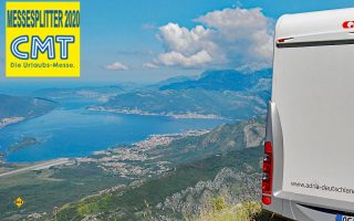 Wohnmobile herzlich willkommen - Montenegro ist mit unberührter Natur, schwarzen Bergen, grünen Tälern und tiefblauem Meer ein ideales Land für mobile Touristen mit Wohnmobil und Wohnwagen. (Foto: det / D.C.I.)