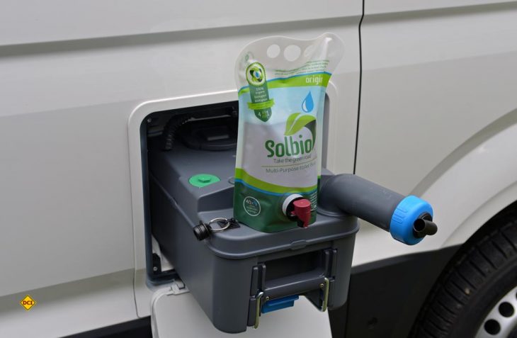 Der Sanitärzusatz Solbio ist ein 100 Prozent biologisches Produkt. (Foto: det / D.C.I.)