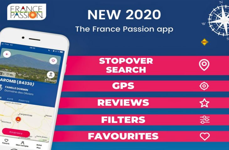 Für den beliebten Etappenführer France Passion gibt es jetzt eine ergänzende Smartphone-App. (Foto: France Passion)