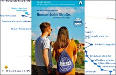 Die Touristik Arbeitsgemeinschaft Romantische Straße hat ein neues Tourenbuch „Für Entdecker und Genießer – Romantische Straße vom Main zu den Alpen“ aufgelegt. (Foto: Romantische Strasse)