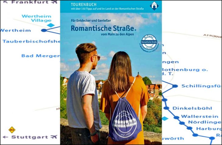 Die Touristik Arbeitsgemeinschaft Romantische Straße hat ein neues Tourenbuch „Für Entdecker und Genießer – Romantische Straße vom Main zu den Alpen“ aufgelegt. (Foto: Romantische Strasse)