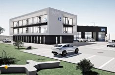 Repräsentativer Neubau: So soll der neue Firmensitz des Sachverständigenbüros Happel in Bad Endbach aussehen. (Grafik: Happel)