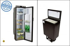 Webasto stellt zwei neue Kompressor-Kühlschränke vor, die sich insbesondere für Camper Vans, Reisemobile und Wohnwagen mit schmalen Küchenzeilen eignen. (Foto: Webasto)