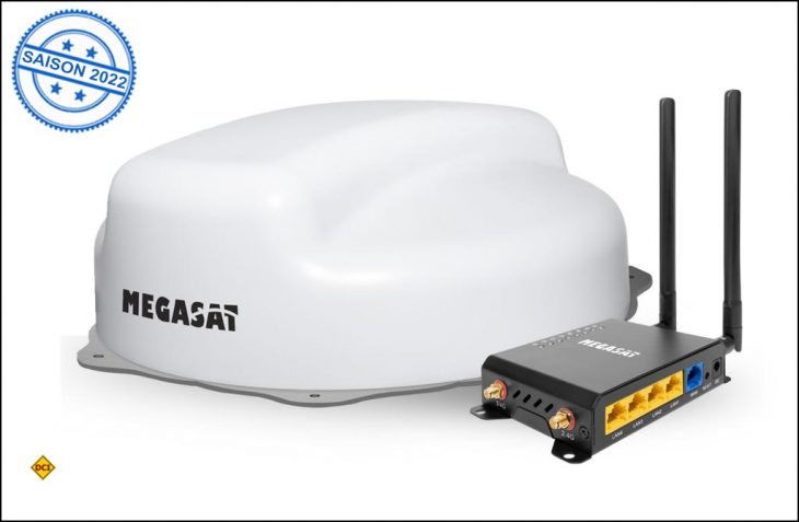 Mit dem Camper Connected LTE-WiFi-System sorgt Megasat in Reisemobil und Caravan für einen ungestörten Internetempfang. (Foto: Megasat)