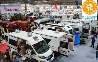 Reisemobile und Wohnwagen, soweit das Auge reicht: Auf der Touristik & Caravaning präsentieren Hersteller und Händler die ganze Vielfalt. (Foto: Landesmesse Stuttgart)