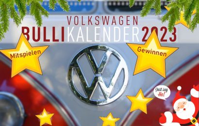 Jetzt mit dem D.C.I. den VW Bulli Wandkalender 2023 gewinnen! (Collage: tom/dkf)
