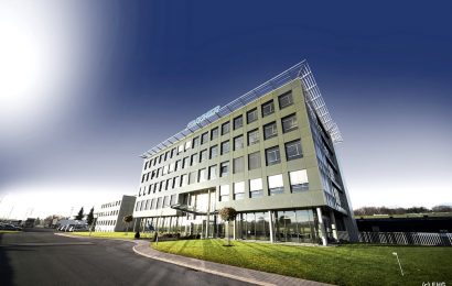 Großes Bauprojekt beschlossen: Das Verwaltungsgebäude der Erwin Hymer Group (EHG) in Bad Waldsee. (Foto: EHG)