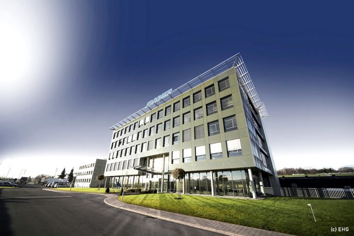 Großes Bauprojekt beschlossen: Das Verwaltungsgebäude der Erwin Hymer Group (EHG) in Bad Waldsee. (Foto: EHG)